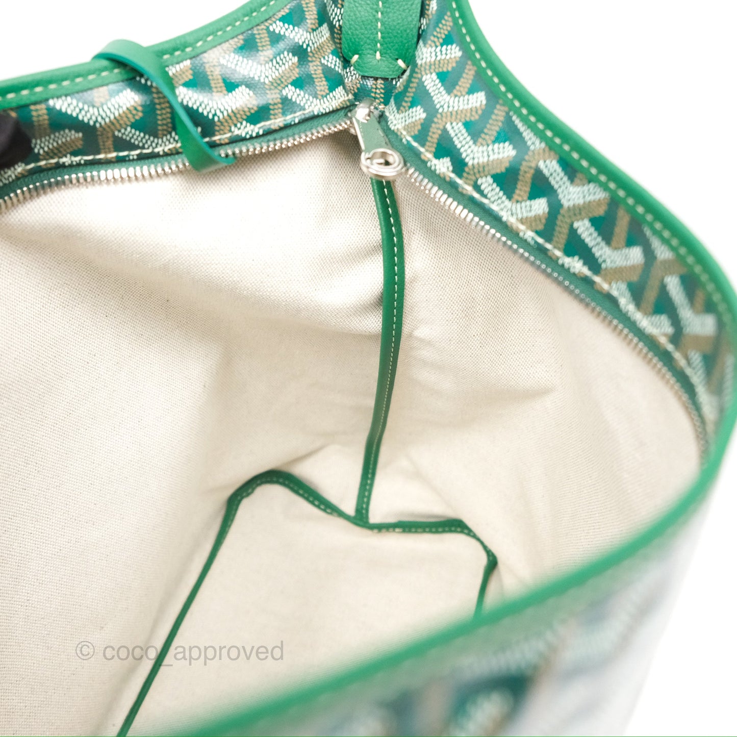 Goyard Bohème Hobo Bag Green Goyardine Canvas