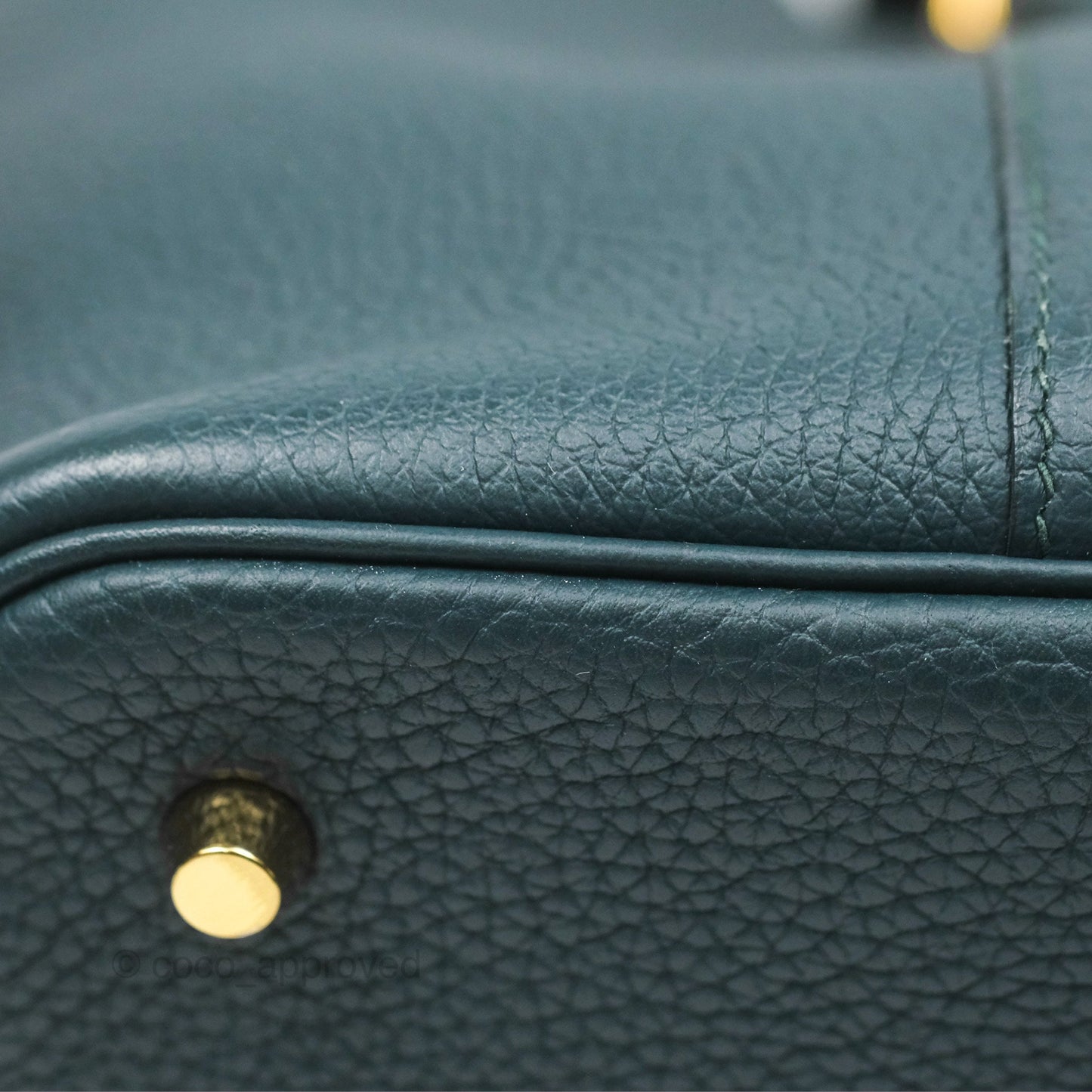 Hermès Picotin 22 Vert Cypress 6O Clemence Gold Hardware