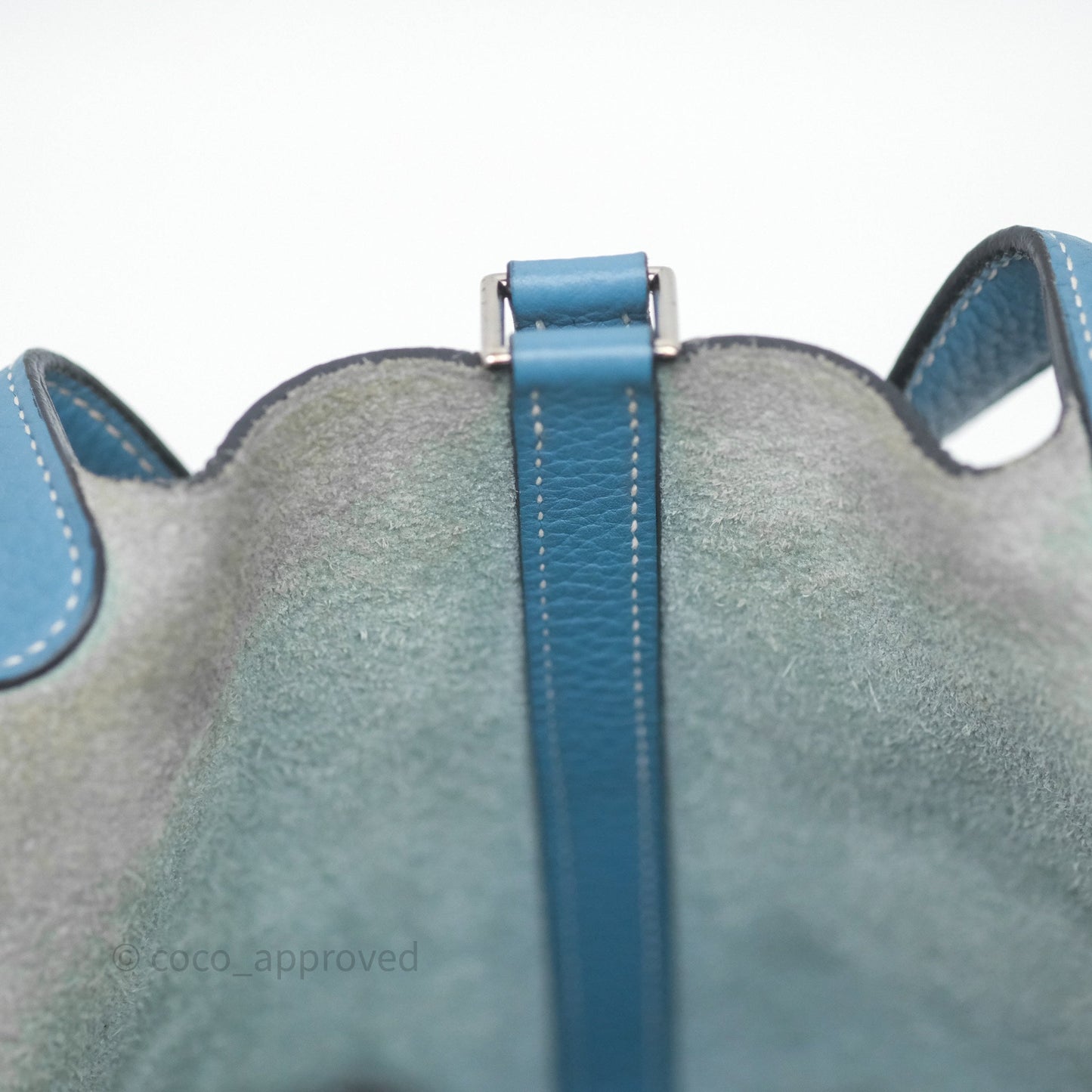 Hermès Picotin 18 Blue Jean 75 Clemence Palladium Hardware