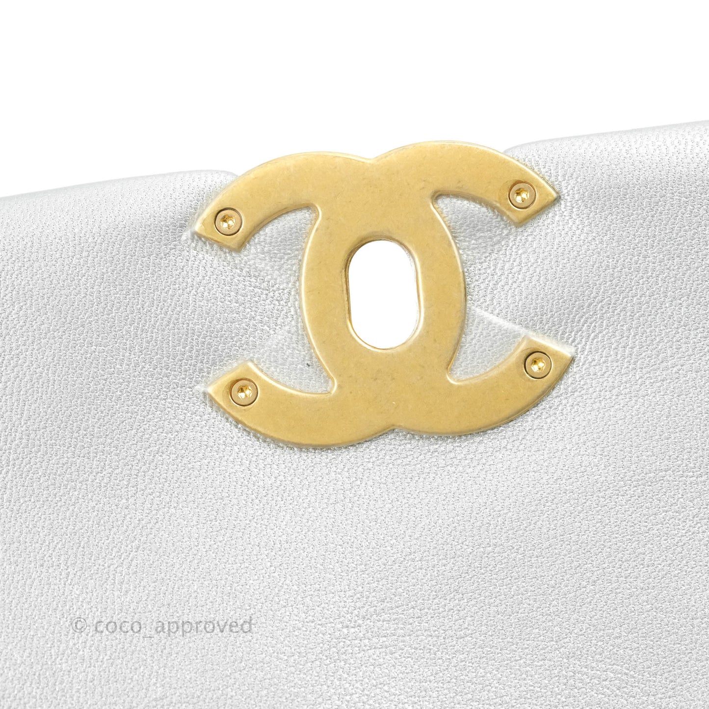 Chanel 19 Small Silver Mixed Hardware 20B