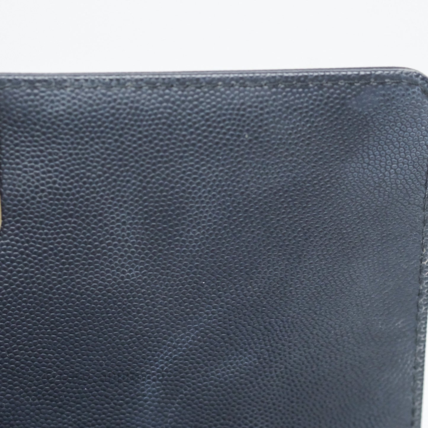 Chanel Medium Boy Chevron Dark Navy Caviar Silver Hardware