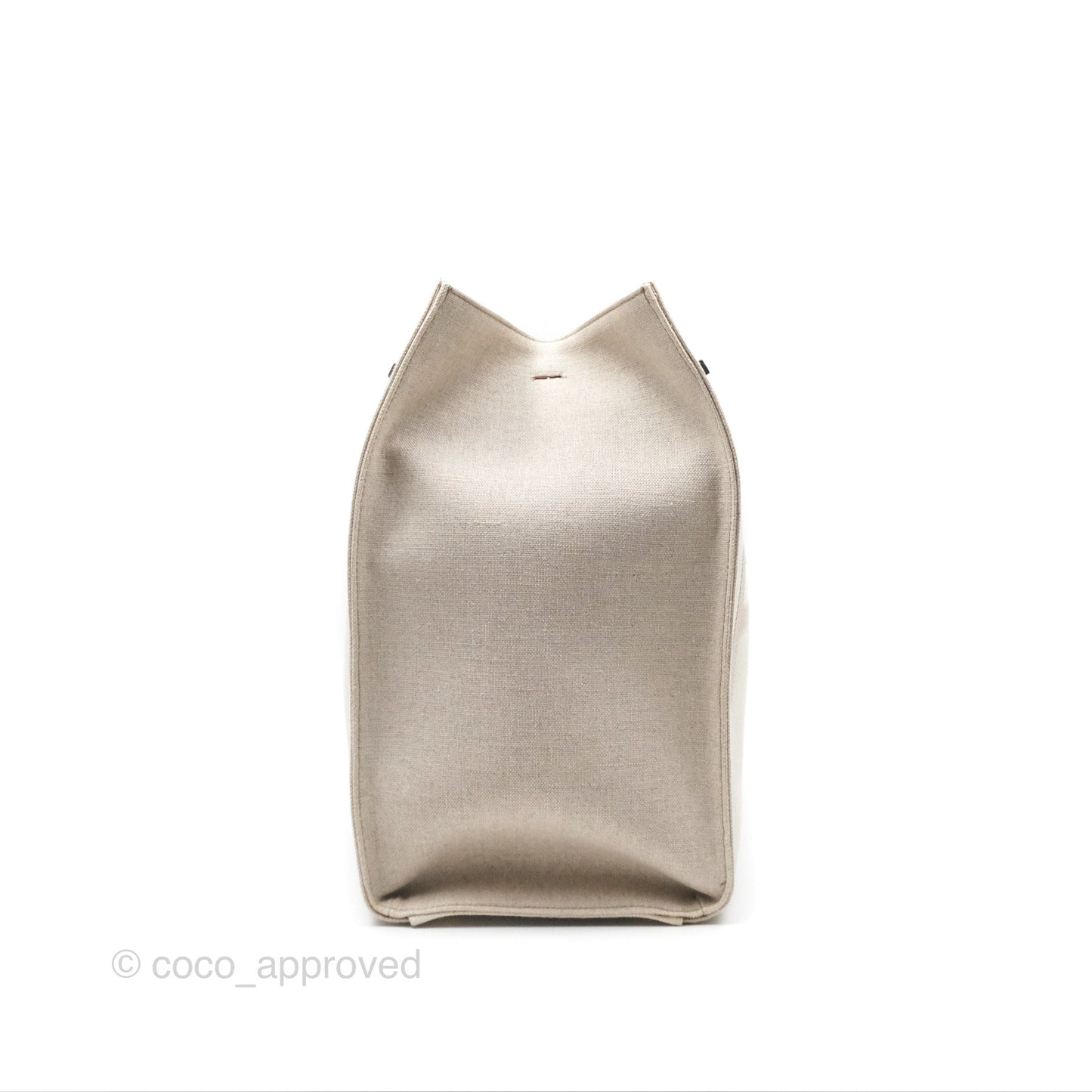 Fendi Sunshine Medium Tote Beige Fabric