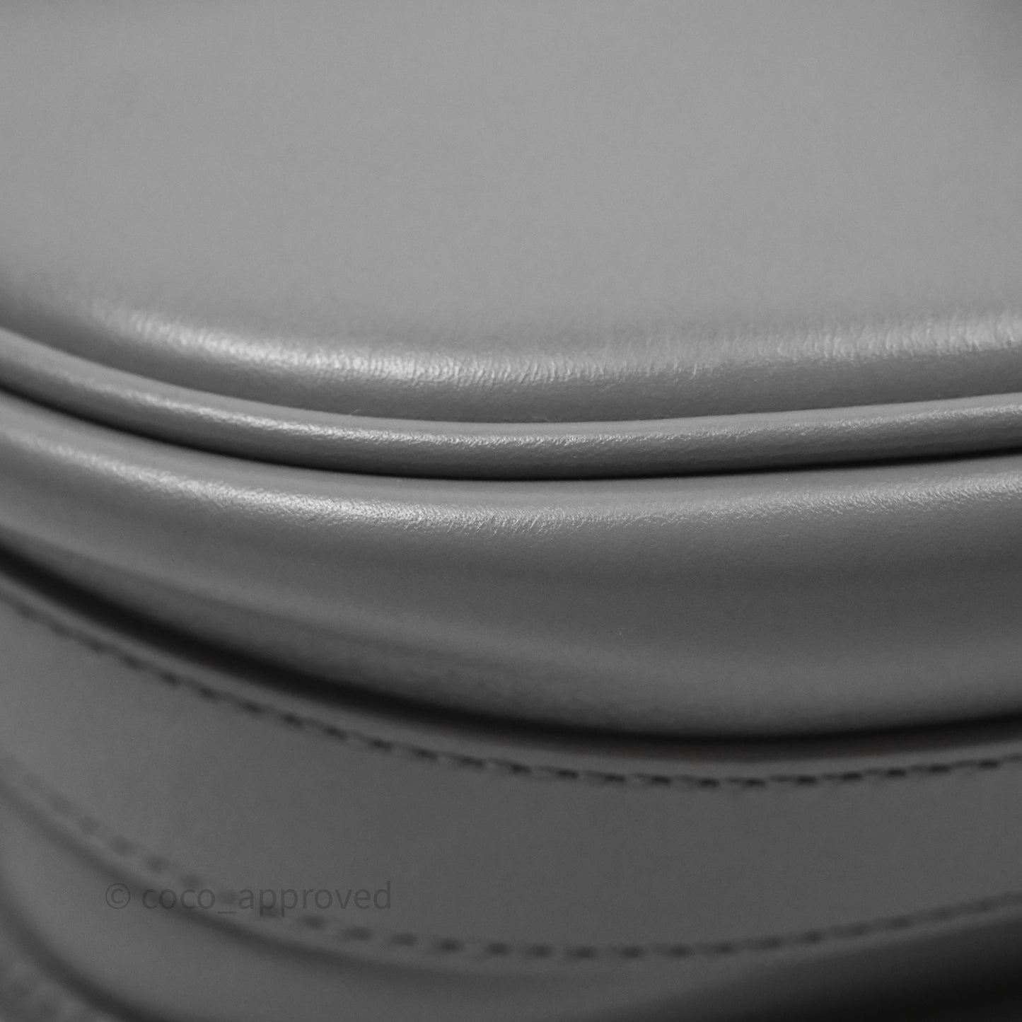 Christian Dior Medium Bobby Flap Grey Box Calfskin