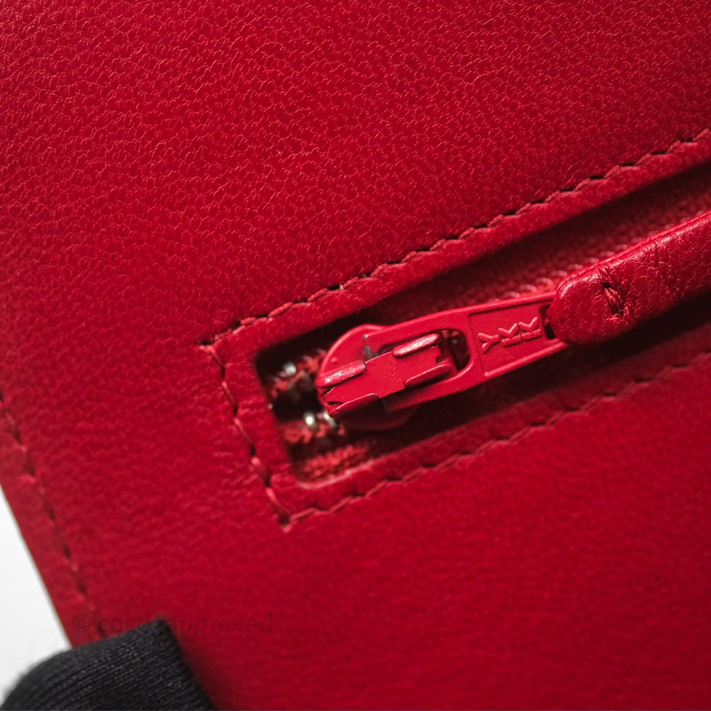 Chanel Boy Wallet on Chain WOC Red Lambskin Ruthenium Hardware