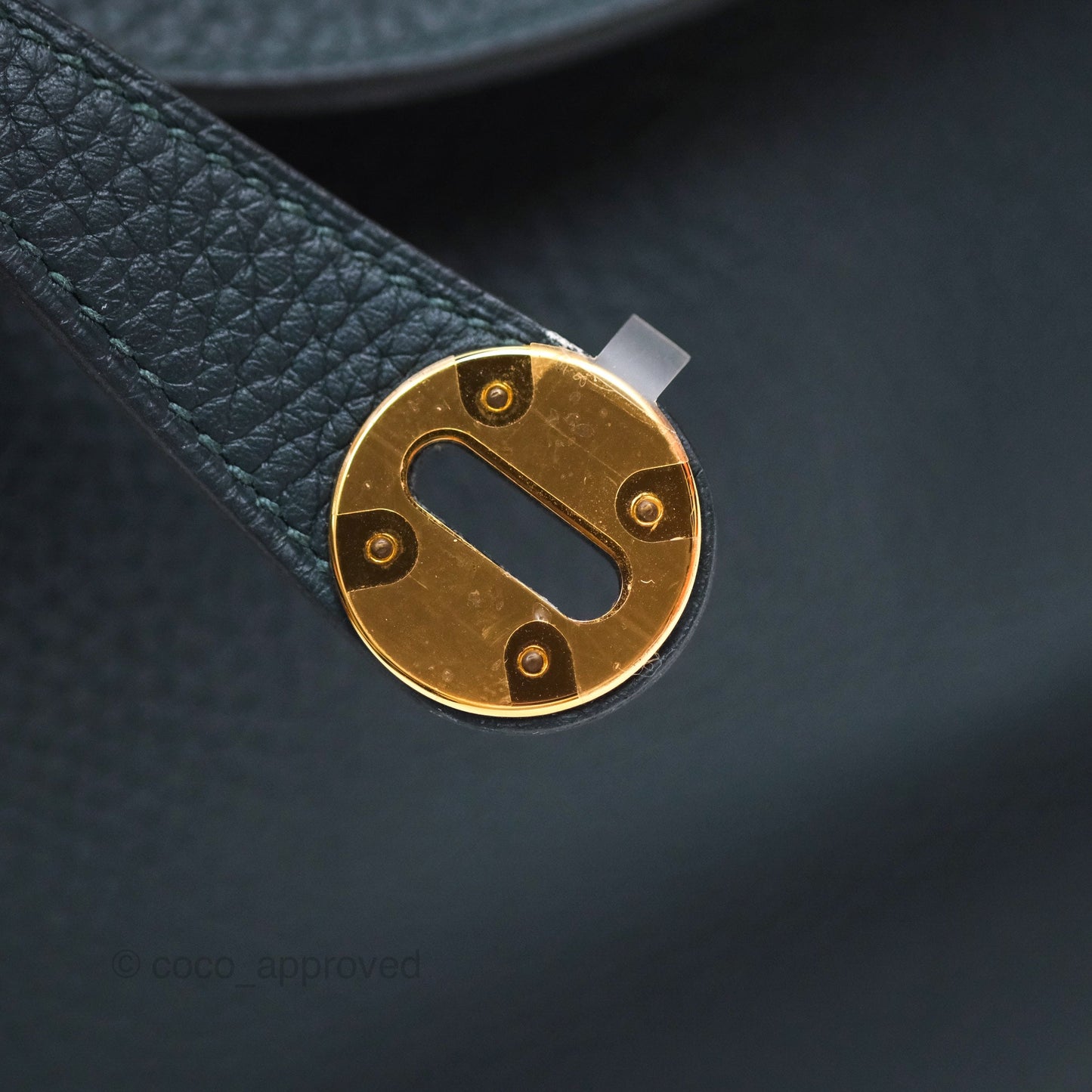 Hermès Lindy 26 Vert Cypress 6O Clemence Gold Hardware