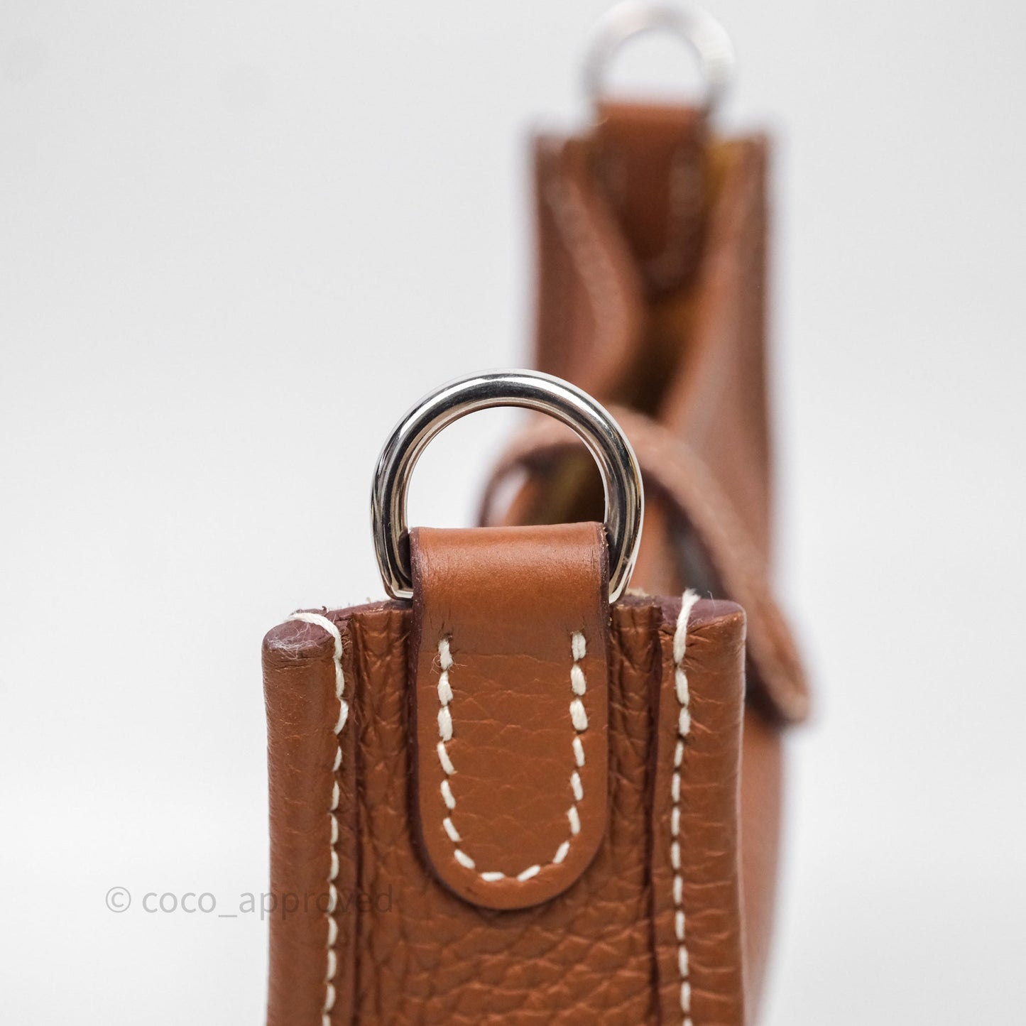 Hermès Mini Evelyne 16 Amazone Gold 37 Clemence Palladium Hardware
