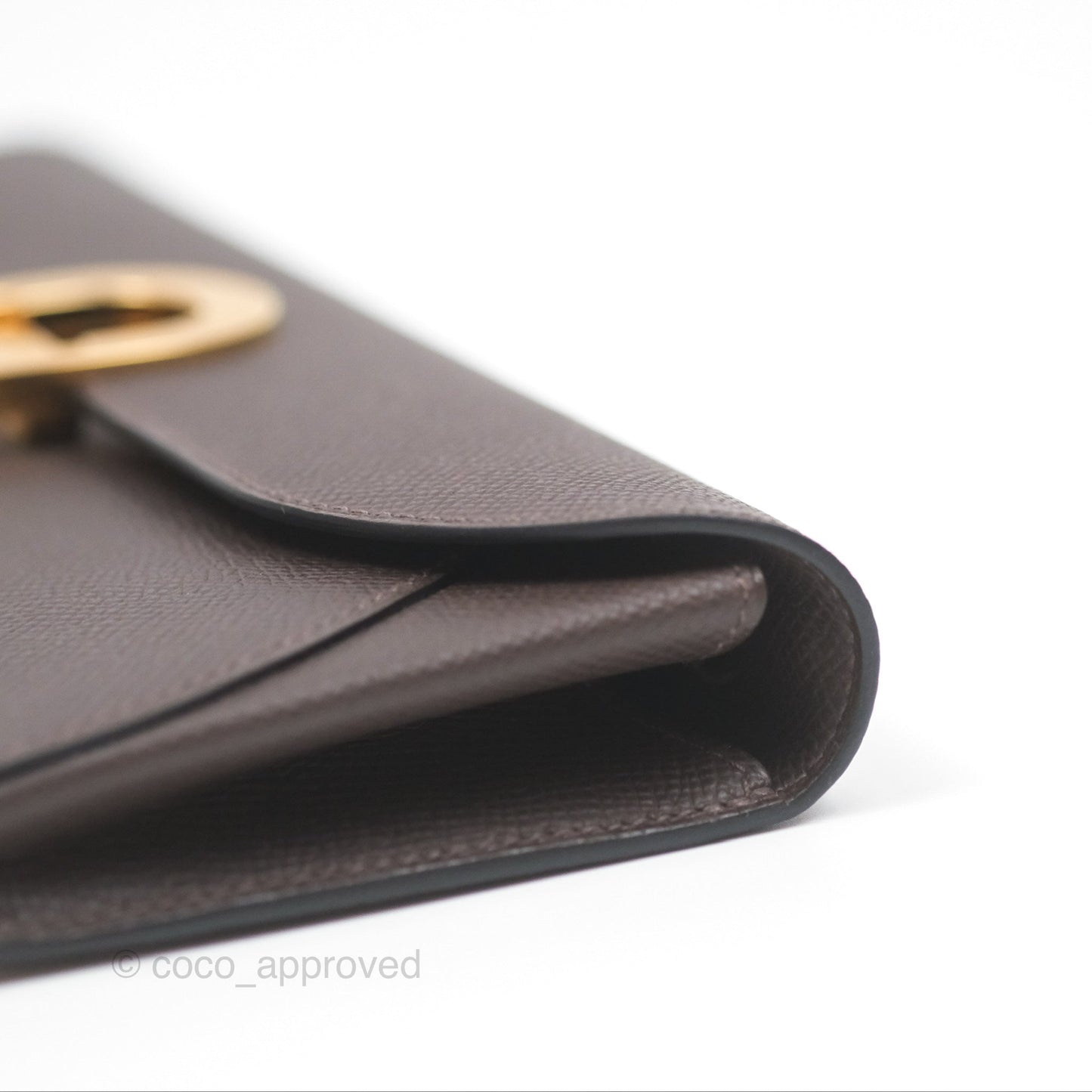 Hermès Maillon To Go Epsom Ebene 46 Gold Hardware