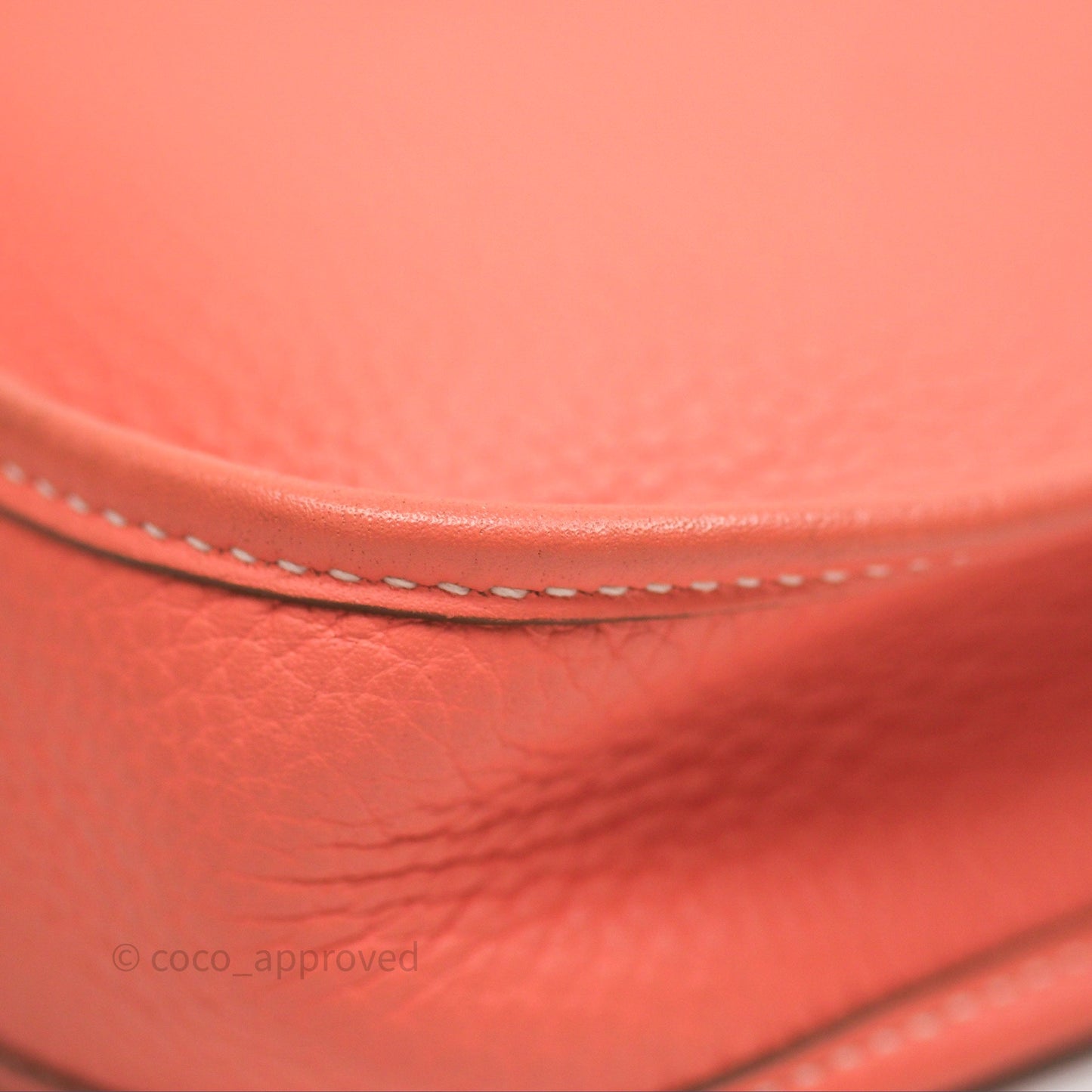 Hermès Mini Evelyne 16 Crevette L5 Clemence Palladium Hardware