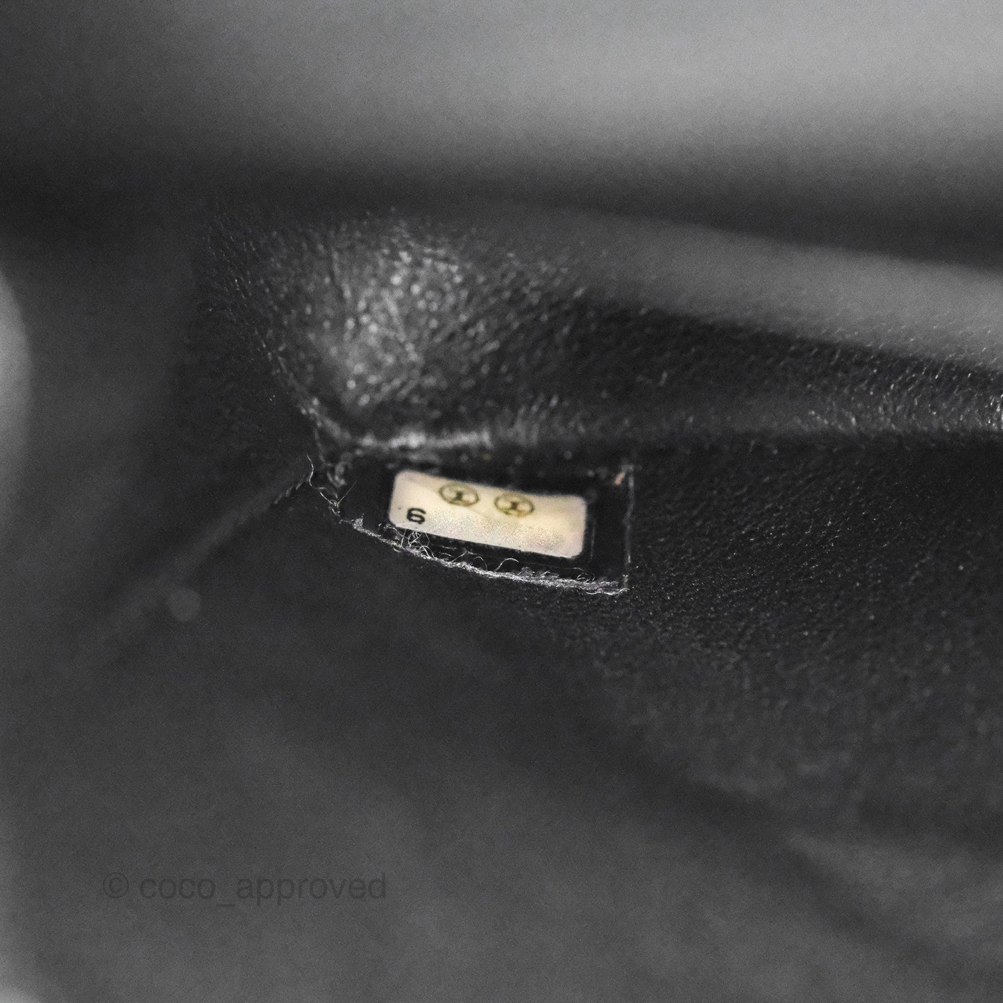 Chanel Vintage Classic Small S/M Flap Black Caviar 24K Gold Hardware