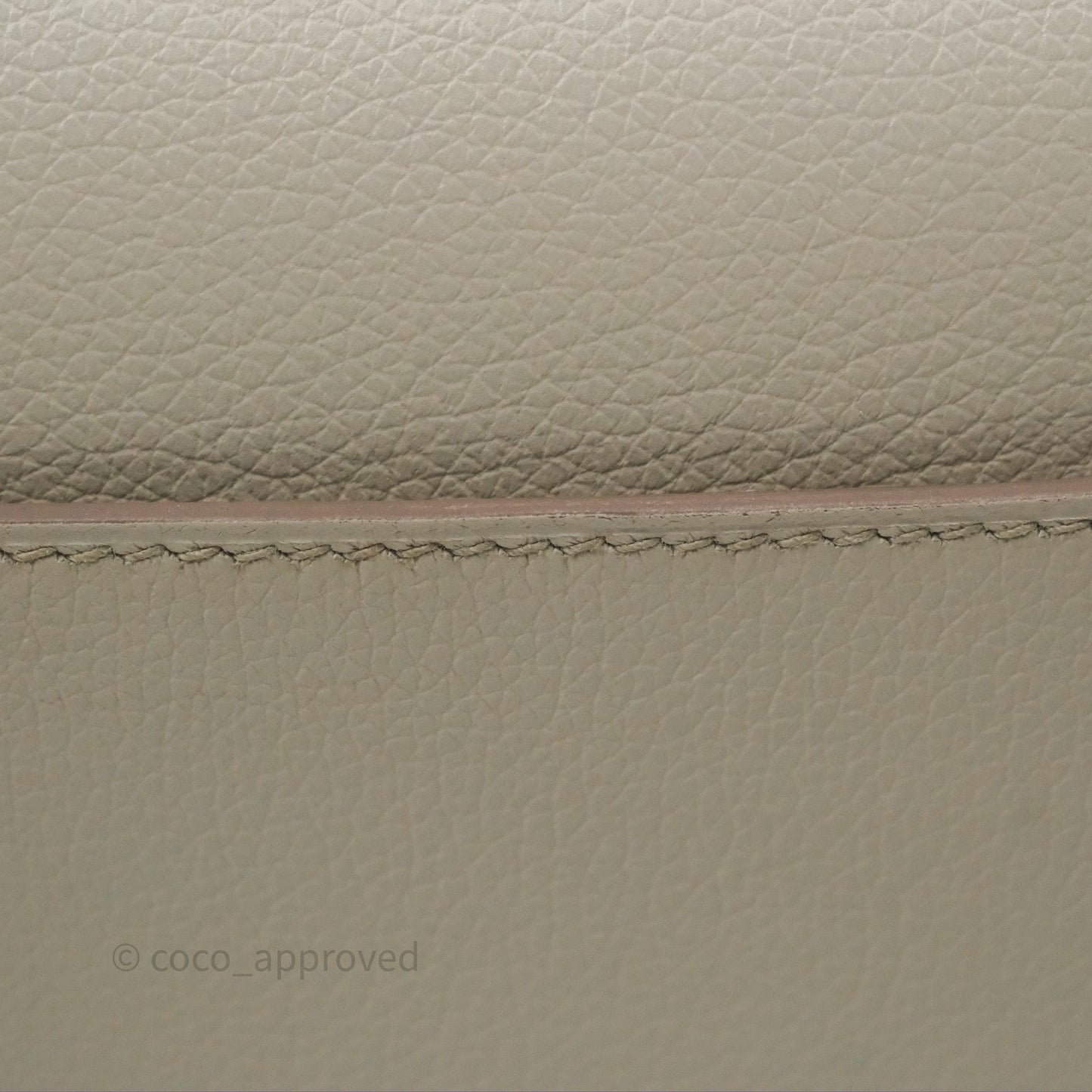 Hermès Roulis Mini 18 Beton 8L Evercolor Permabrass Hardware