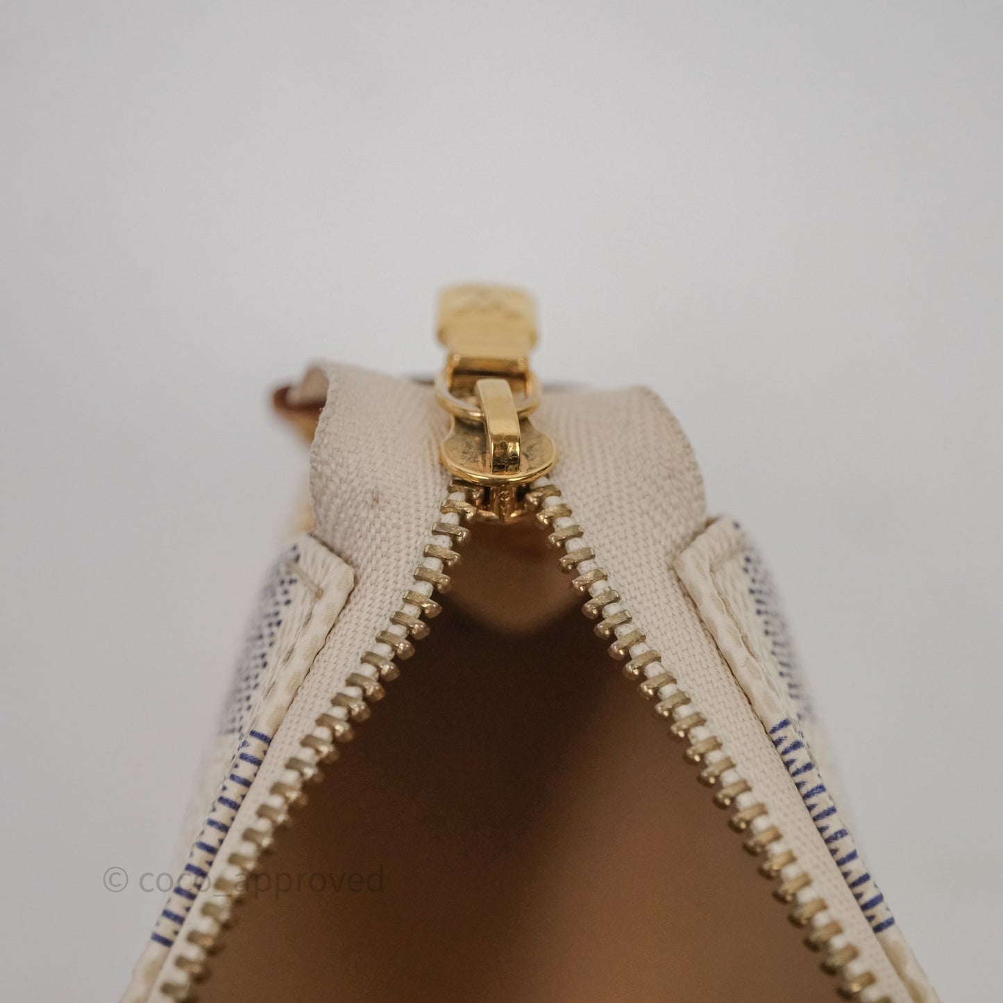 Louis Vuitton Eva Damier Azur Canvas Shoulder Bag