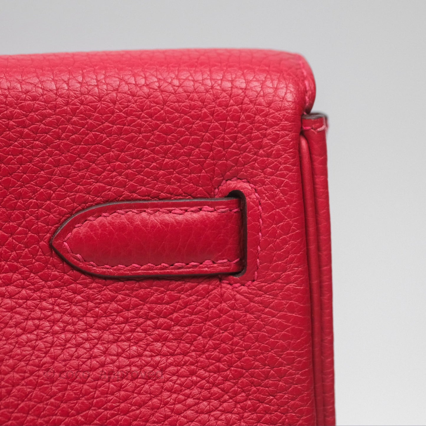 Hermès Kelly Ado Backpack Red Rouge Clemence Palladium Hardware