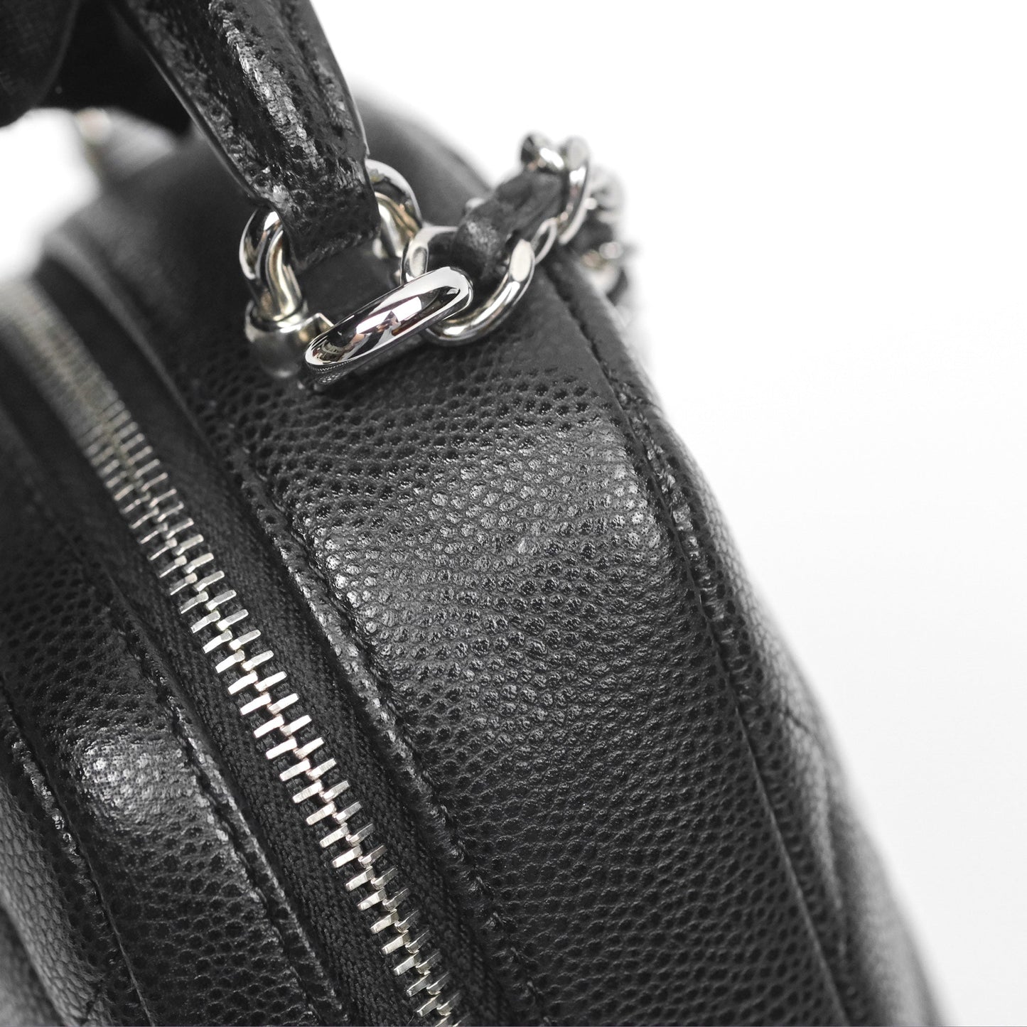 Chanel Classic Mini Backpack Black Caviar Silver Hardware