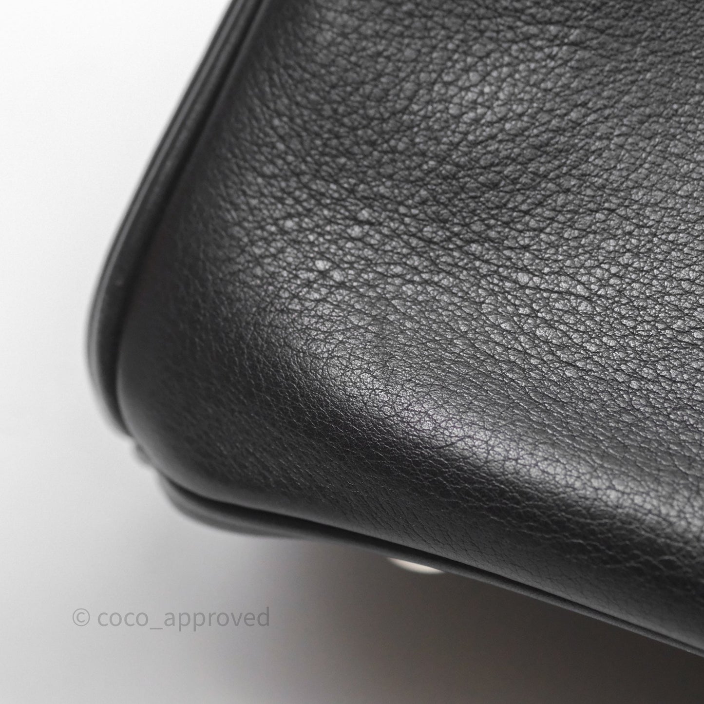 Hermès Birkin 30 Noir 89 Evergrain Palladium Hardware