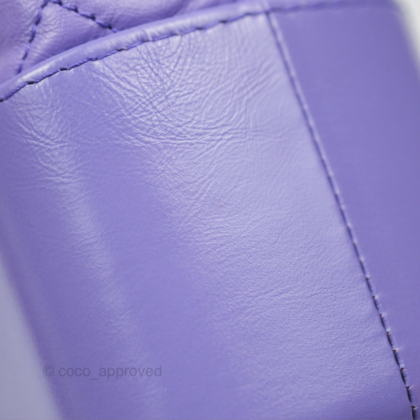 Chanel New Medium Gabrielle Purple Aged Calfskin