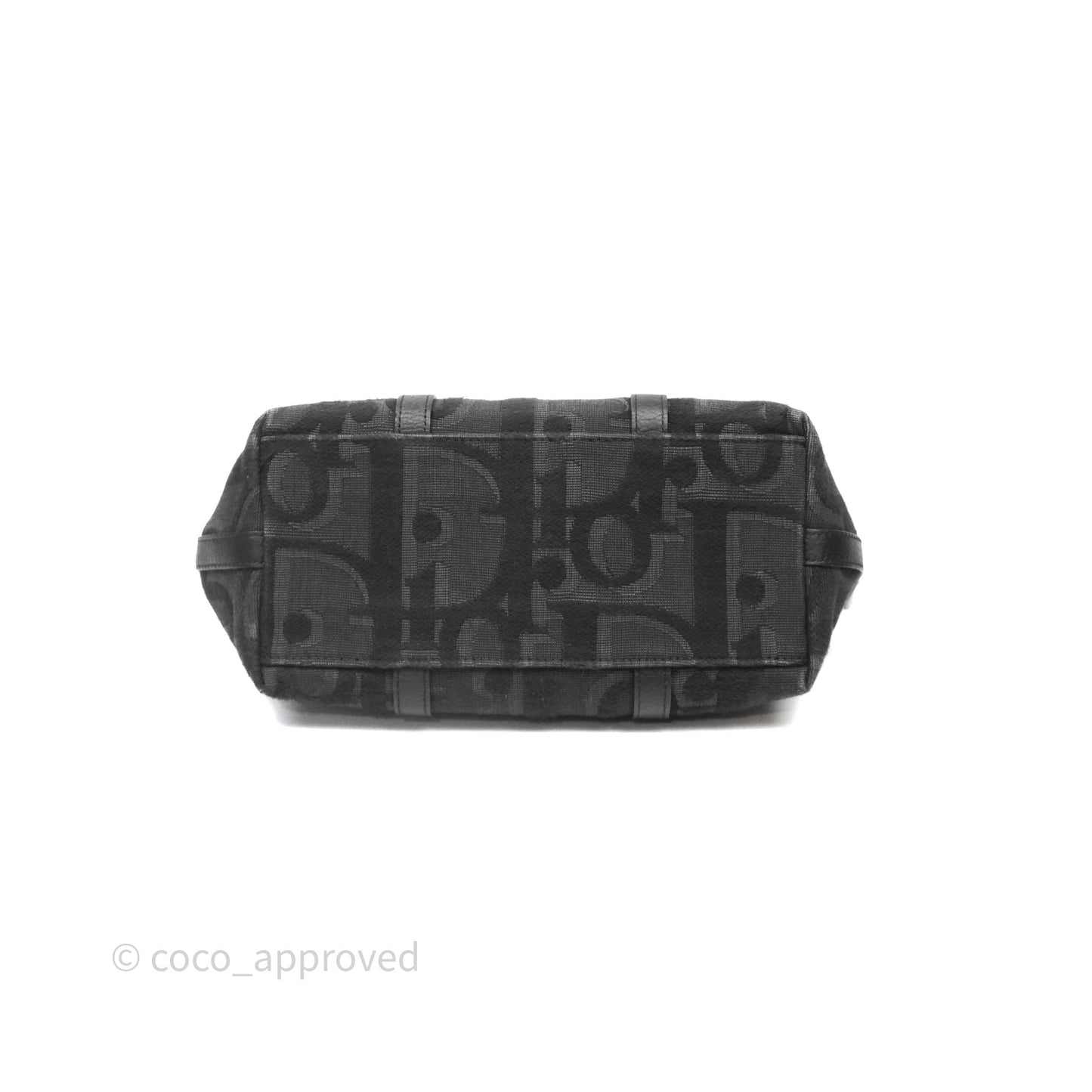 Christian Dior Oblique Jacquard Weekender Black Bag