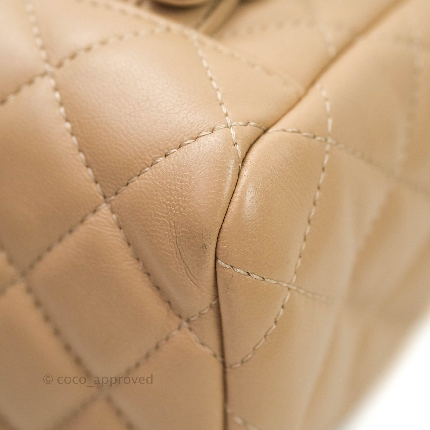 Chanel Quilted Small Urban Spirit Backpack Lambskin Beige Silver Hardware