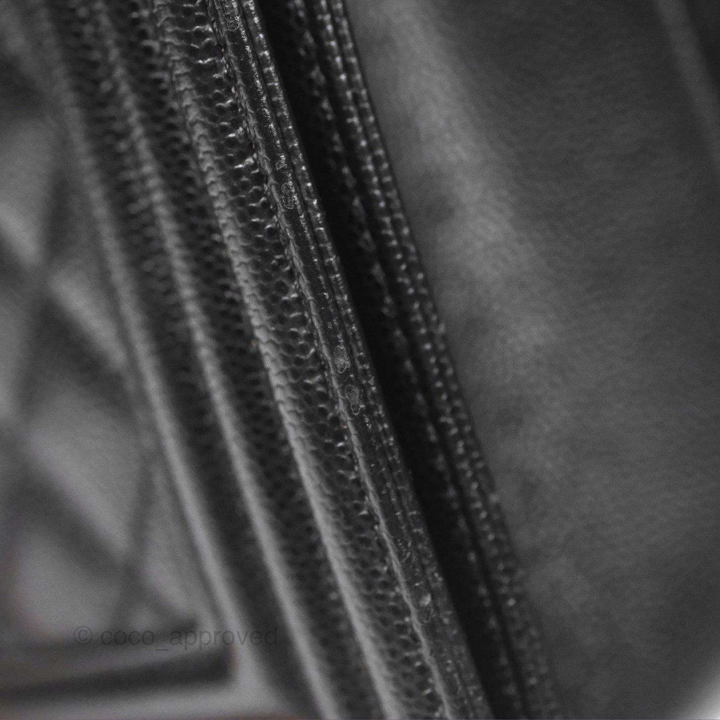 Chanel Medium Boy Quilted Black Caviar Ruthenium Hardware