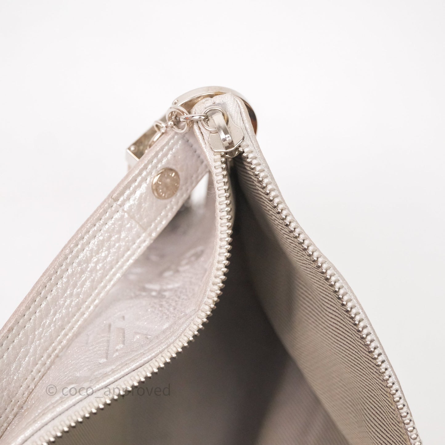 Louis Vuitton Monogram Shimmer Halo Bag Silver