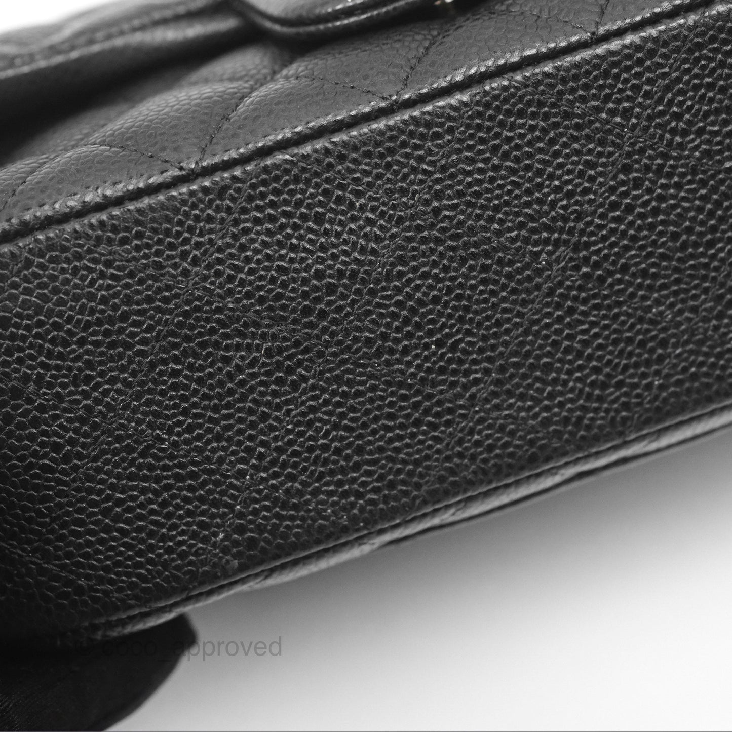 Chanel Classic Quilted Mini Rectangular Flap Black Caviar Silver Hardware