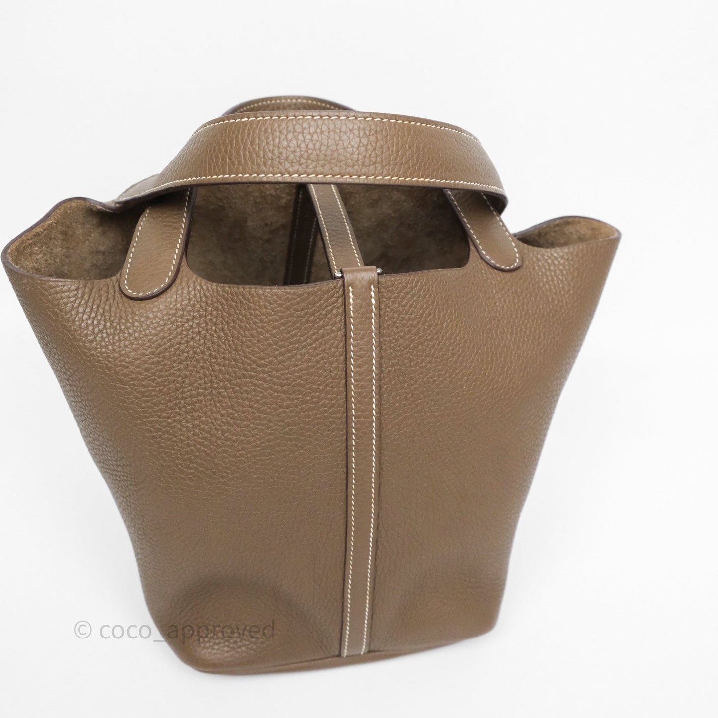 Hermès Picotin 22 Etoupe Clemence Palladium Hardware