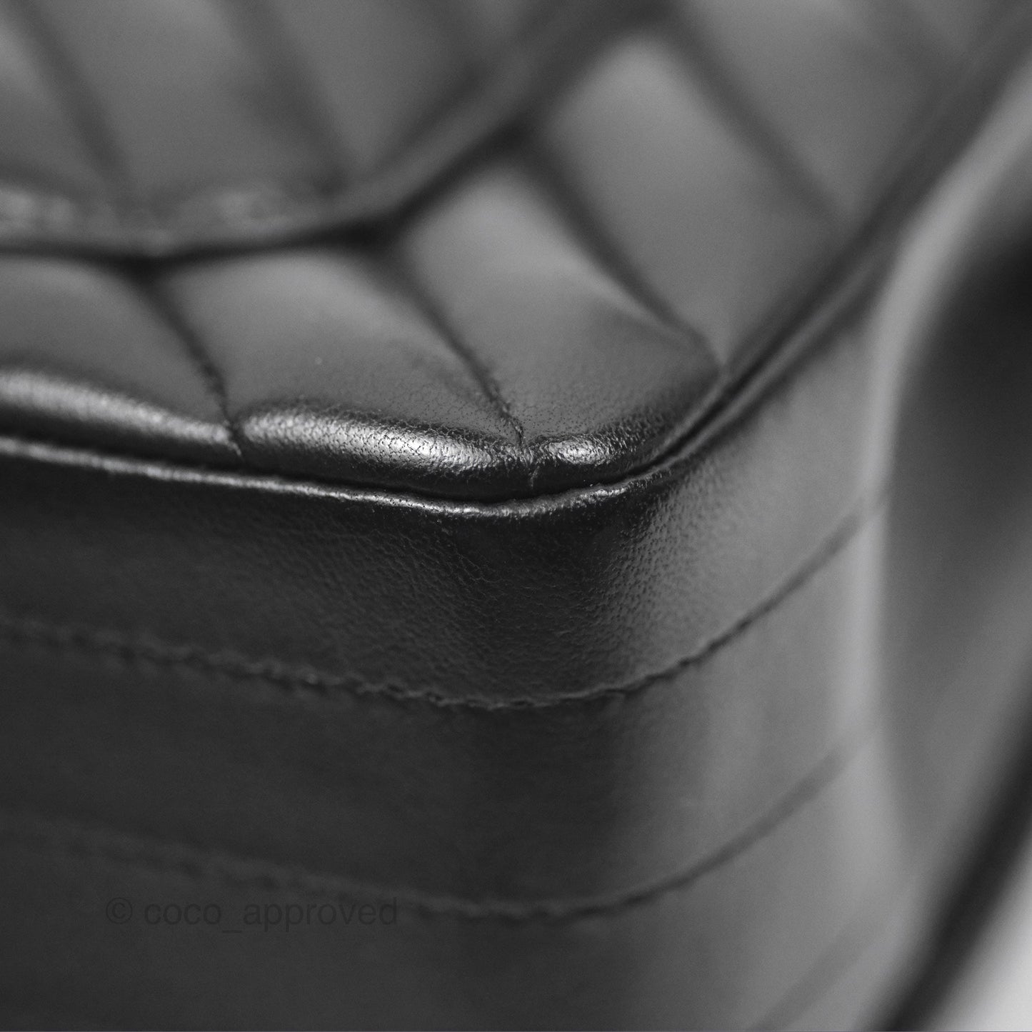 Chanel Mini Rectangular Flap Chevron Black Lambskin Gold Hardware