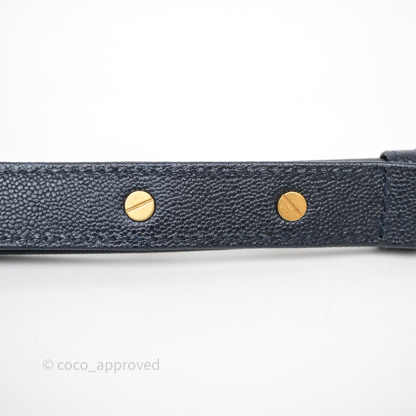 Chanel Quilted Medium Boy Dark Navy Caviar Aged Gold Hardware