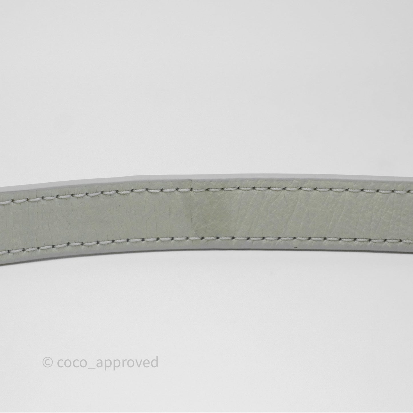 Loro Piana Extra Pocket L19 Light Blue Ostrich Silver Hardware