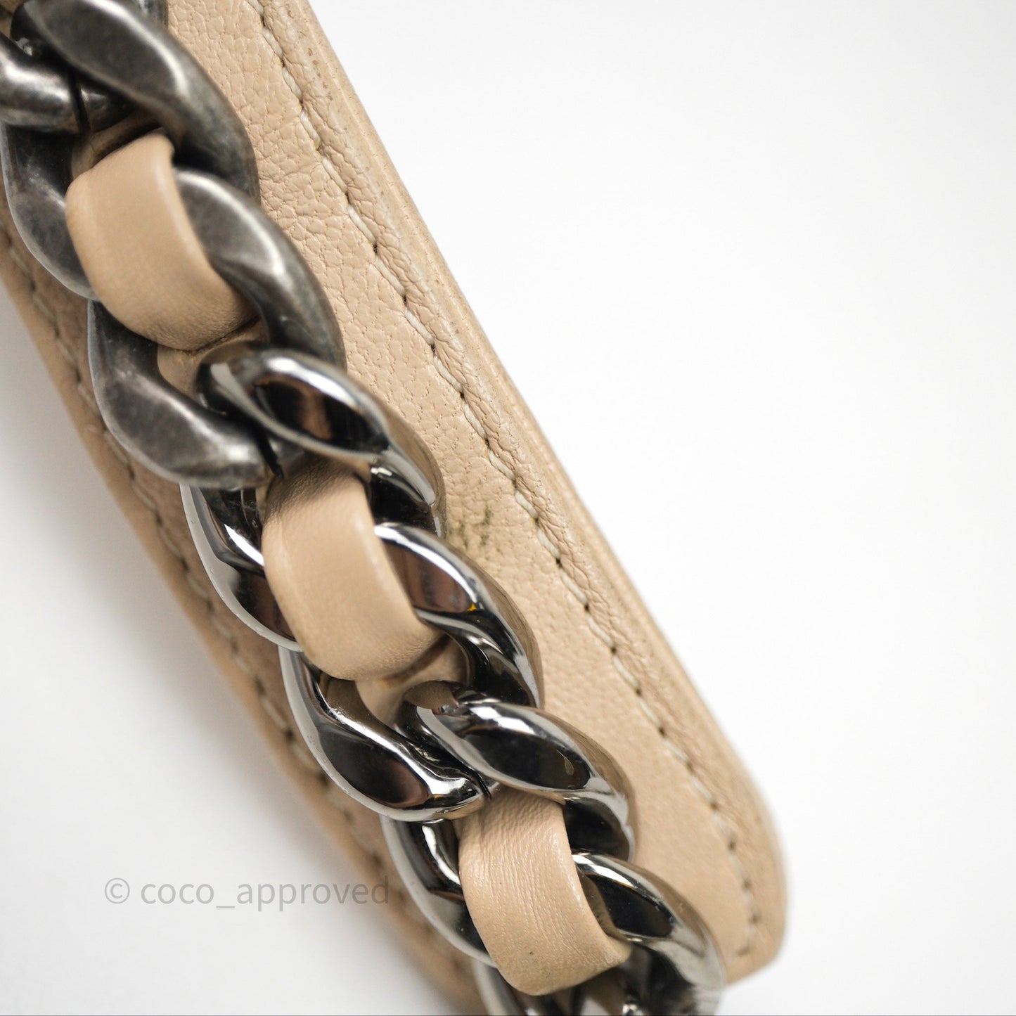 Chanel 19 Small Beige Mixed Hardware