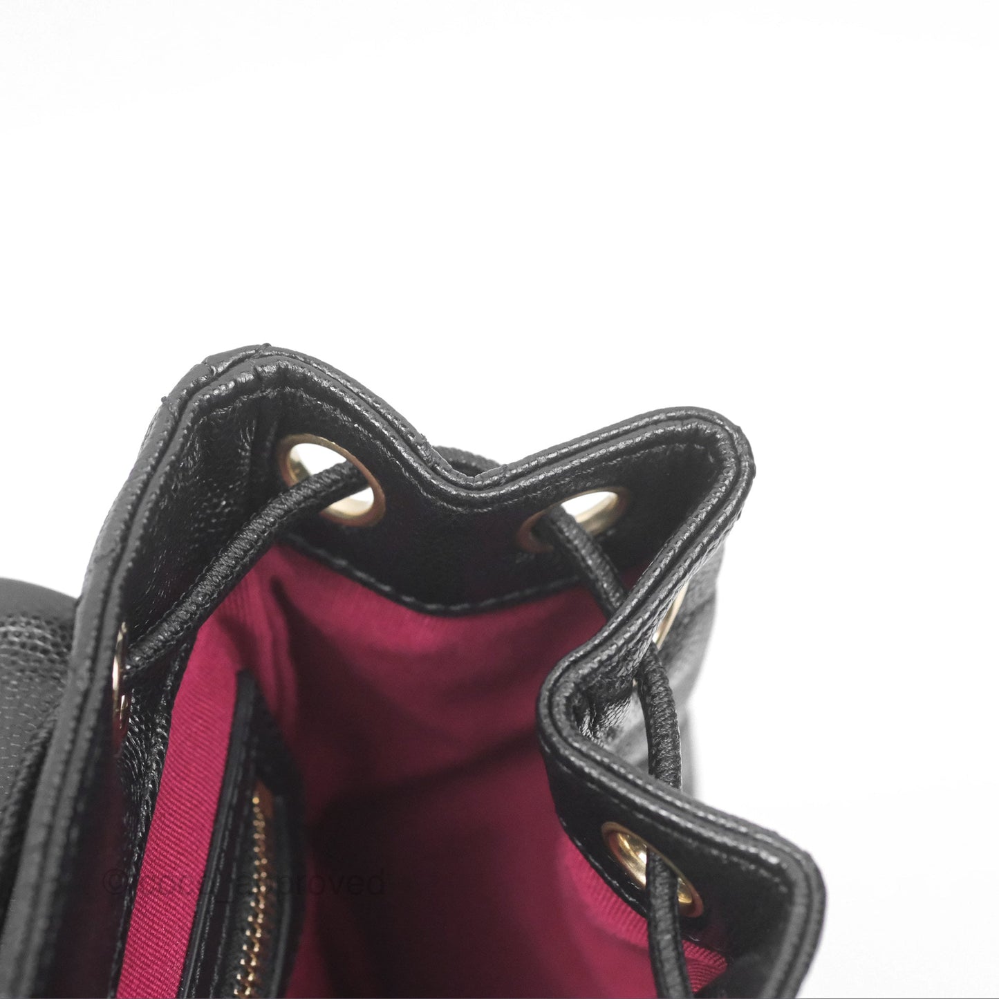 Chanel Mini Urban Spirit Backpack Black Caviar Gold Hardware 23S