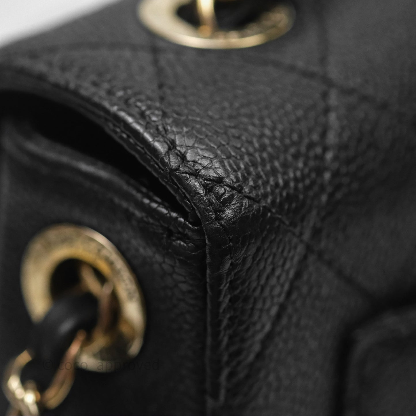 Chanel Small CC Cuba Flap Bag Black Caviar Gold Hardware