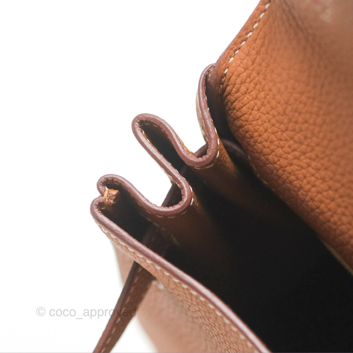 Hermès Kelly 28 Retourne Gold Togo Gold Hardware