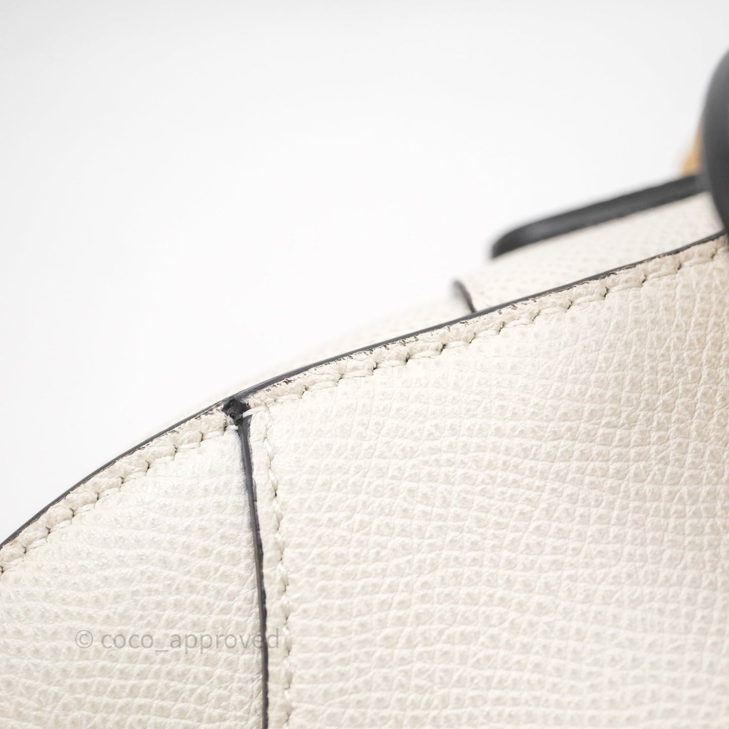 Christian Dior Mini Saddle Bag White Grained Calfskin Gold Hardware