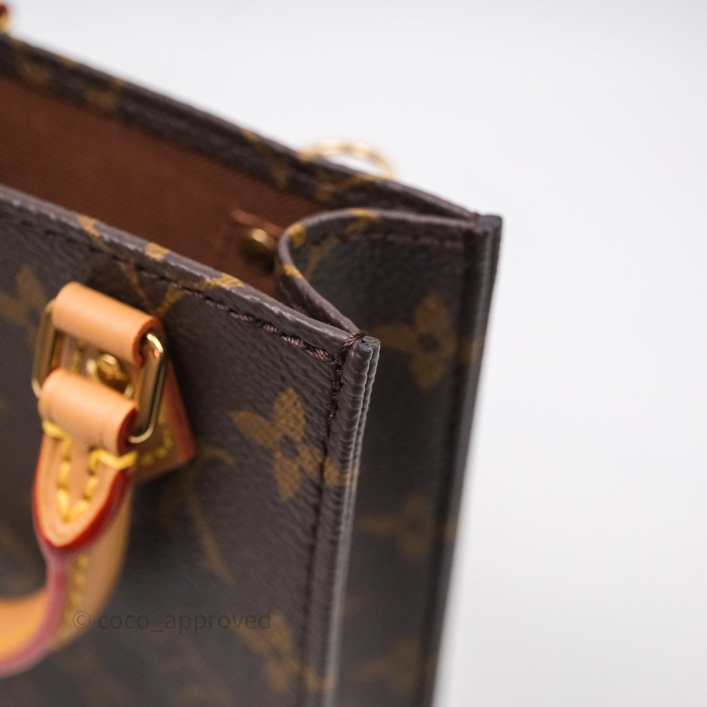 Louis Vuitton Petit Sac Plat Bag Monogram Canvas