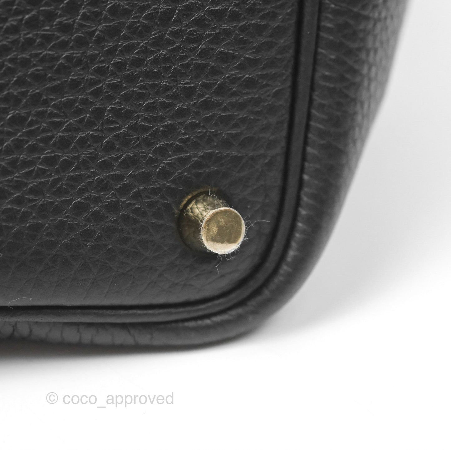 Hermès Picotin Lock 18 Black Clemence Gold Hardware