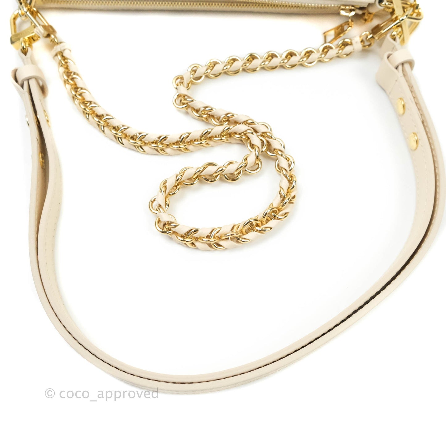 Louis Vuitton Multi Pochette Accessories Monogram Empreinte in Cream