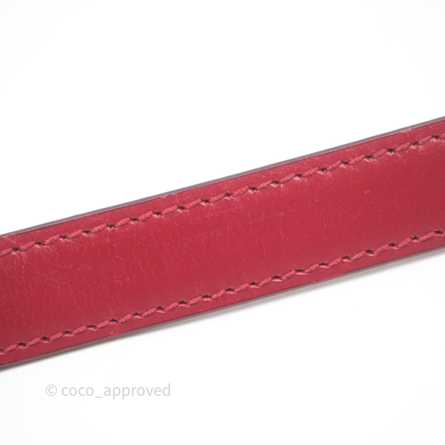 Celine Small Classic Box Flap Red Calfskin