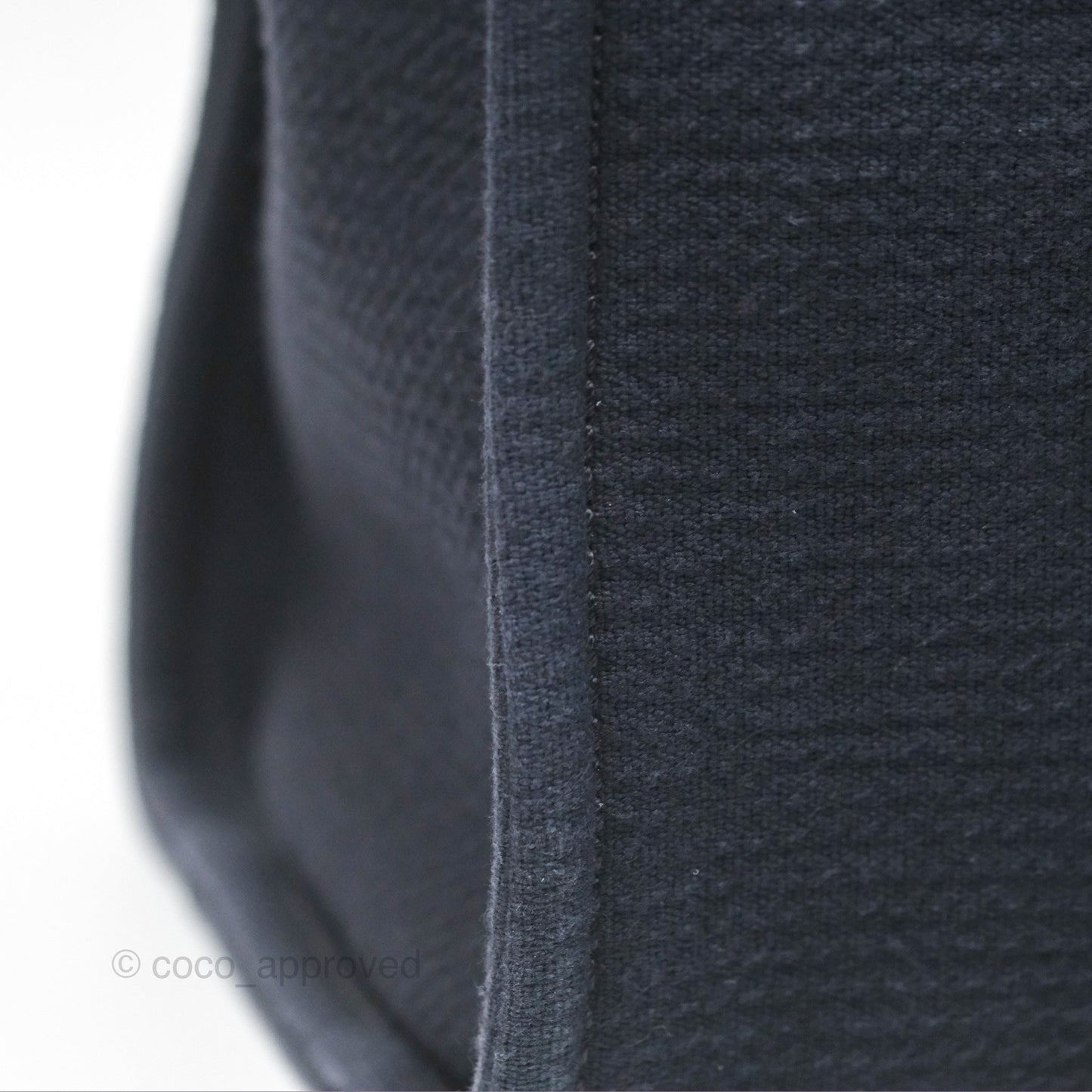 Chanel Medium Canvas Deauville Tote Navy Gold Hardware