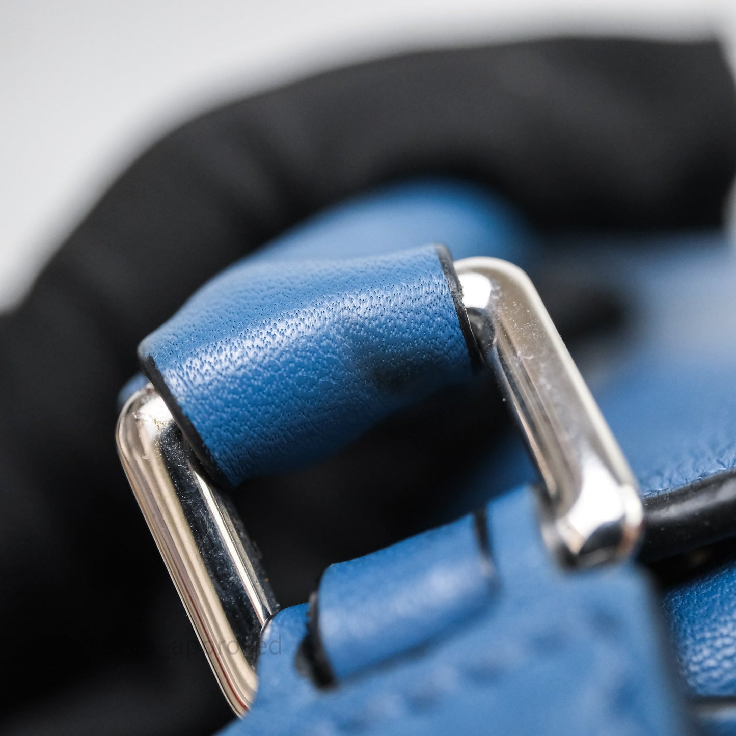 Loewe Mini Puzzle Bag Blue Calfskin