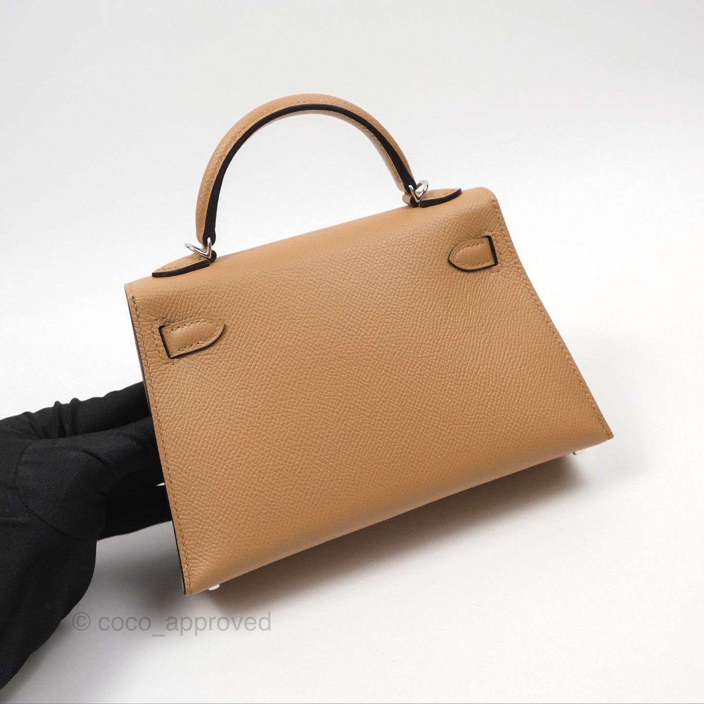 Hermès Mini Kelly II Chai 0M Epsom Palladium Hardware
