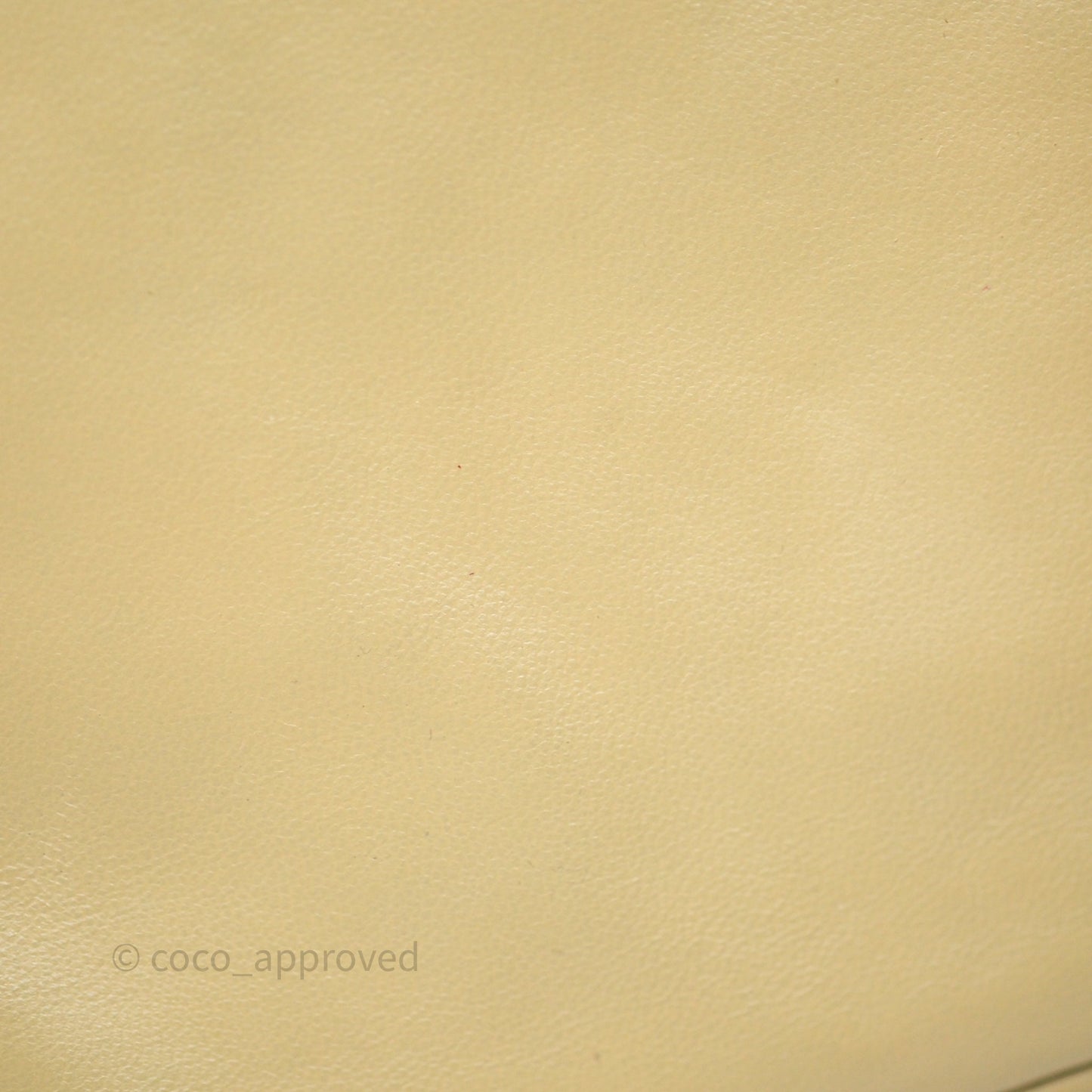 Chanel Vintage CC Flap Bag Beige Lambskin Gold Hardware
