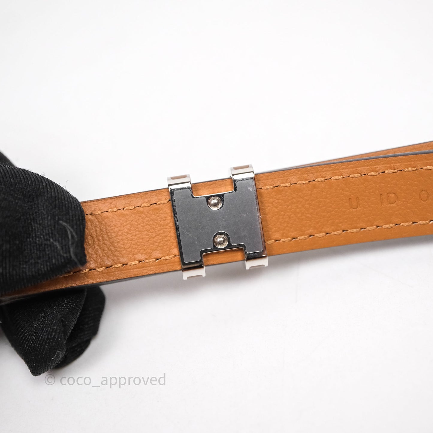 Hermes Pop H 15 Belt Etoupe