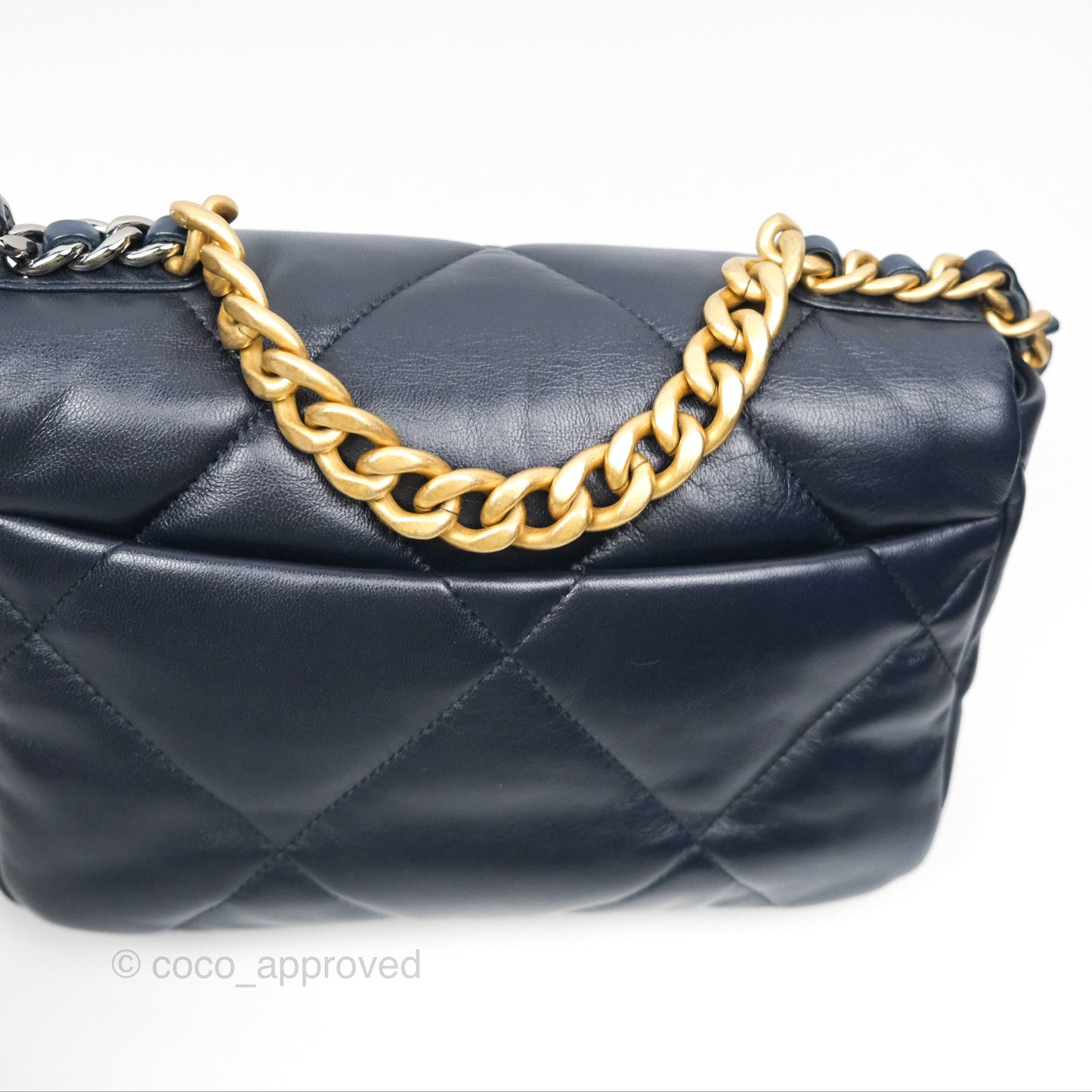 Chanel 19 Small Navy Mixed Hardware