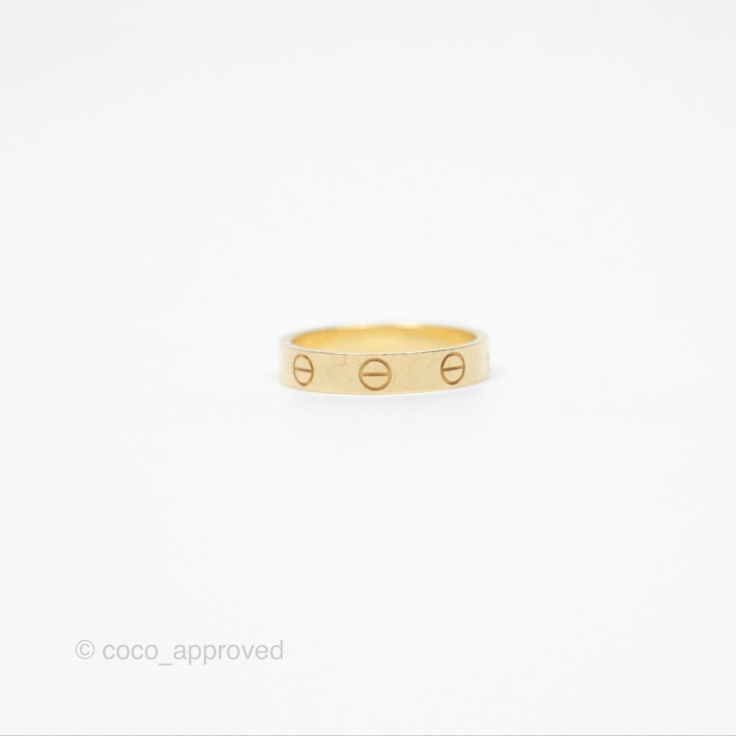 Cartier Love Band Ring Yellow Gold