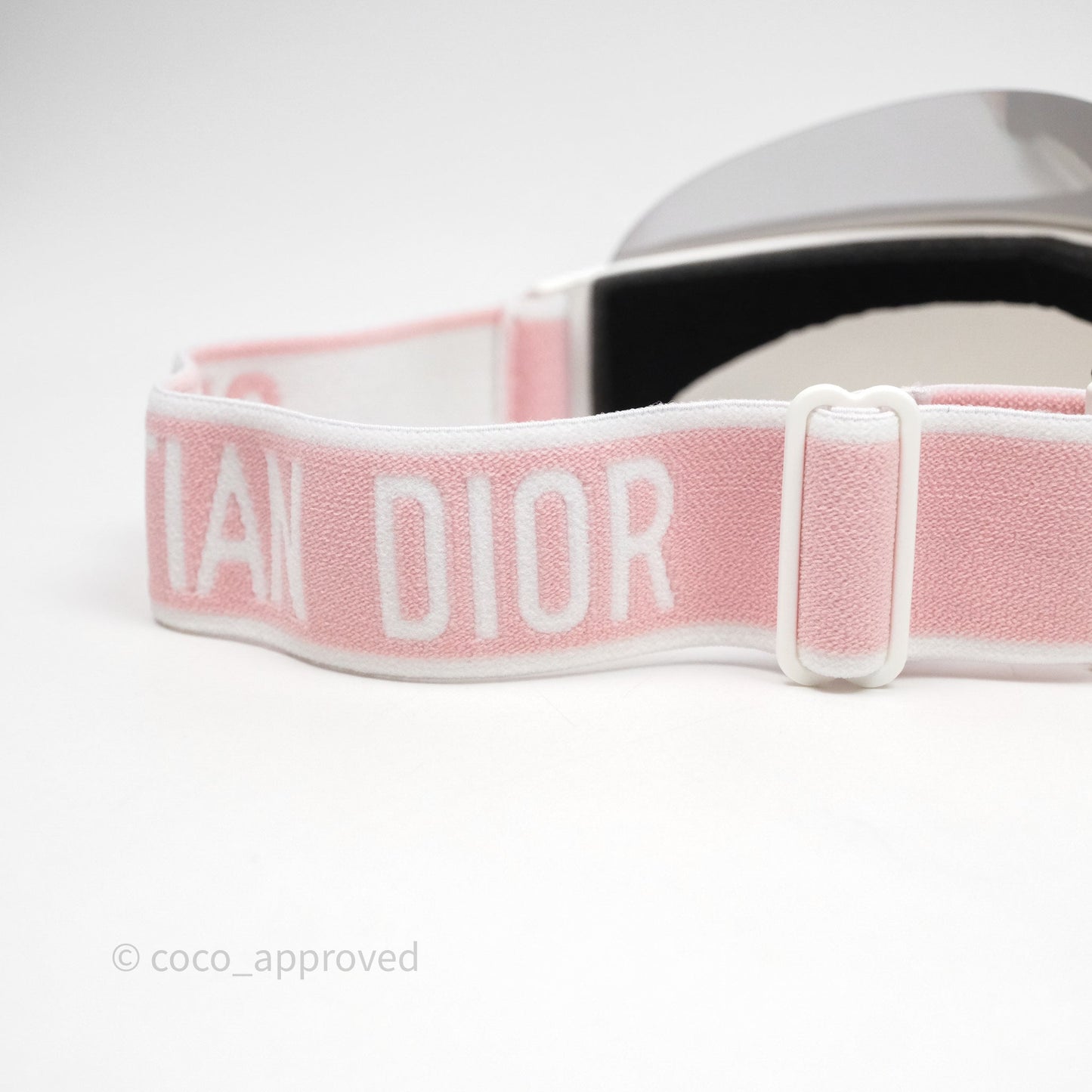 Christian Dior Diorclub Pink White Sun Visor