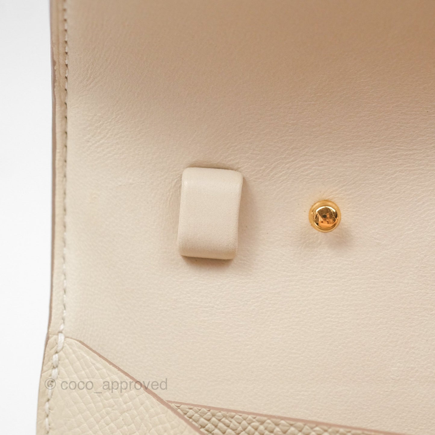 Hermès Constance Long To Go Wallet Craie 10 Epsom Gold Hardware