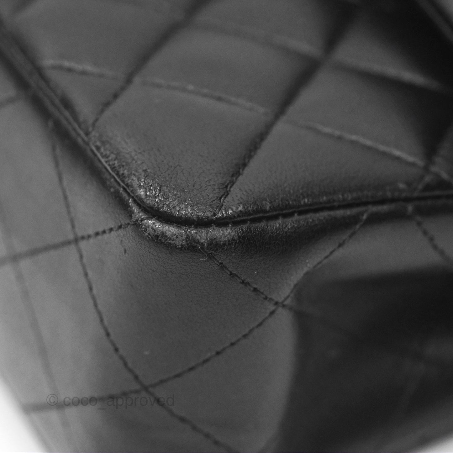 Chanel Small Classic Quilted Flap Black Lambskin Gold Hardware