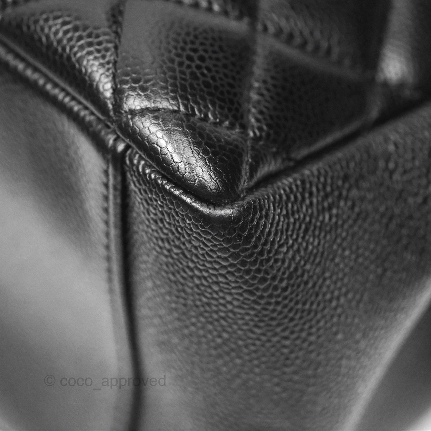 Chanel GST Black Caviar Gold Hardware