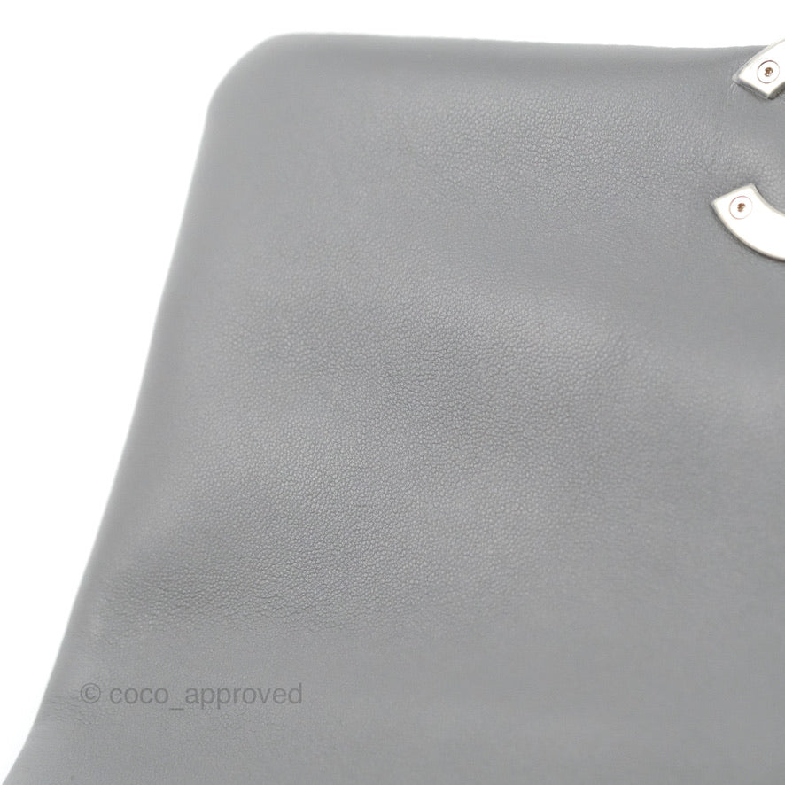 Chanel 19 Small Dark Grey Lambskin Mixed Hardware