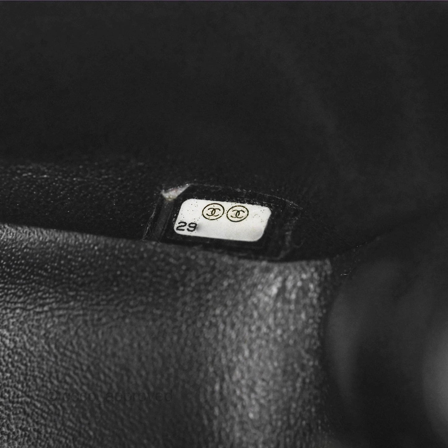 Chanel Mini Square Quilted Black Lambskin Gold Hardware